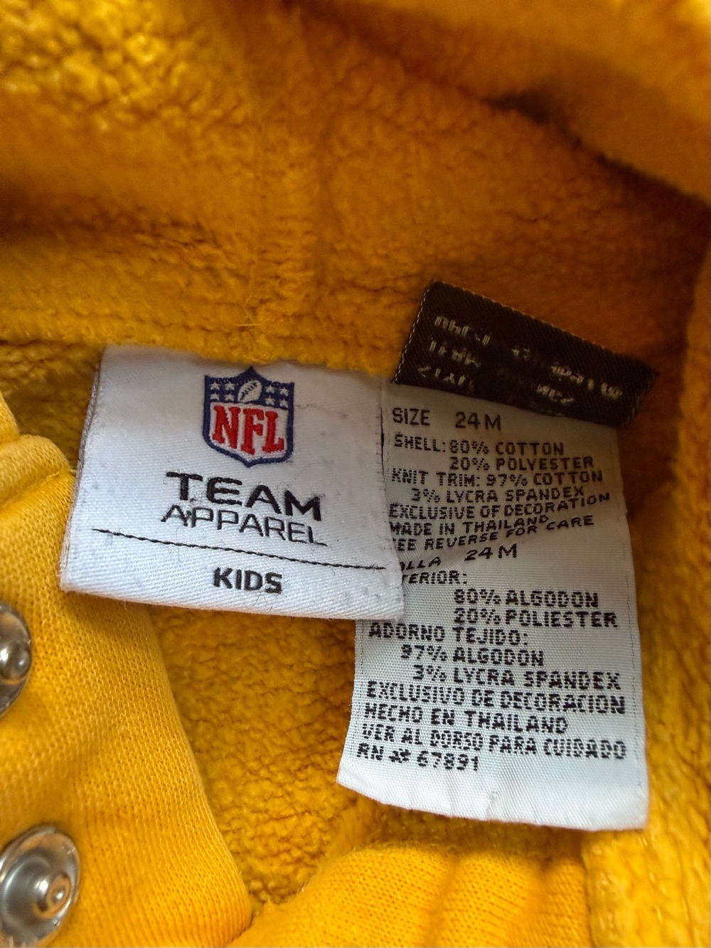 Vikings NFL Team Apparel 24M Hoodie - Picture 4 of 4